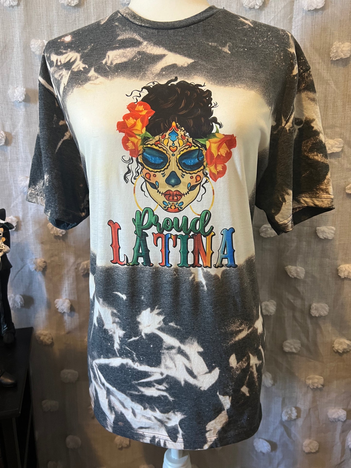 Proud Latina bleached short sleeve