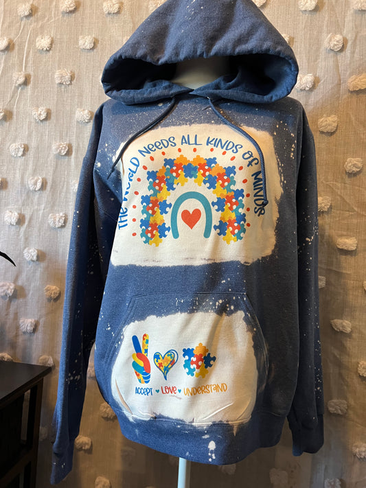 Autism Puzzle Rainbow Hoodie