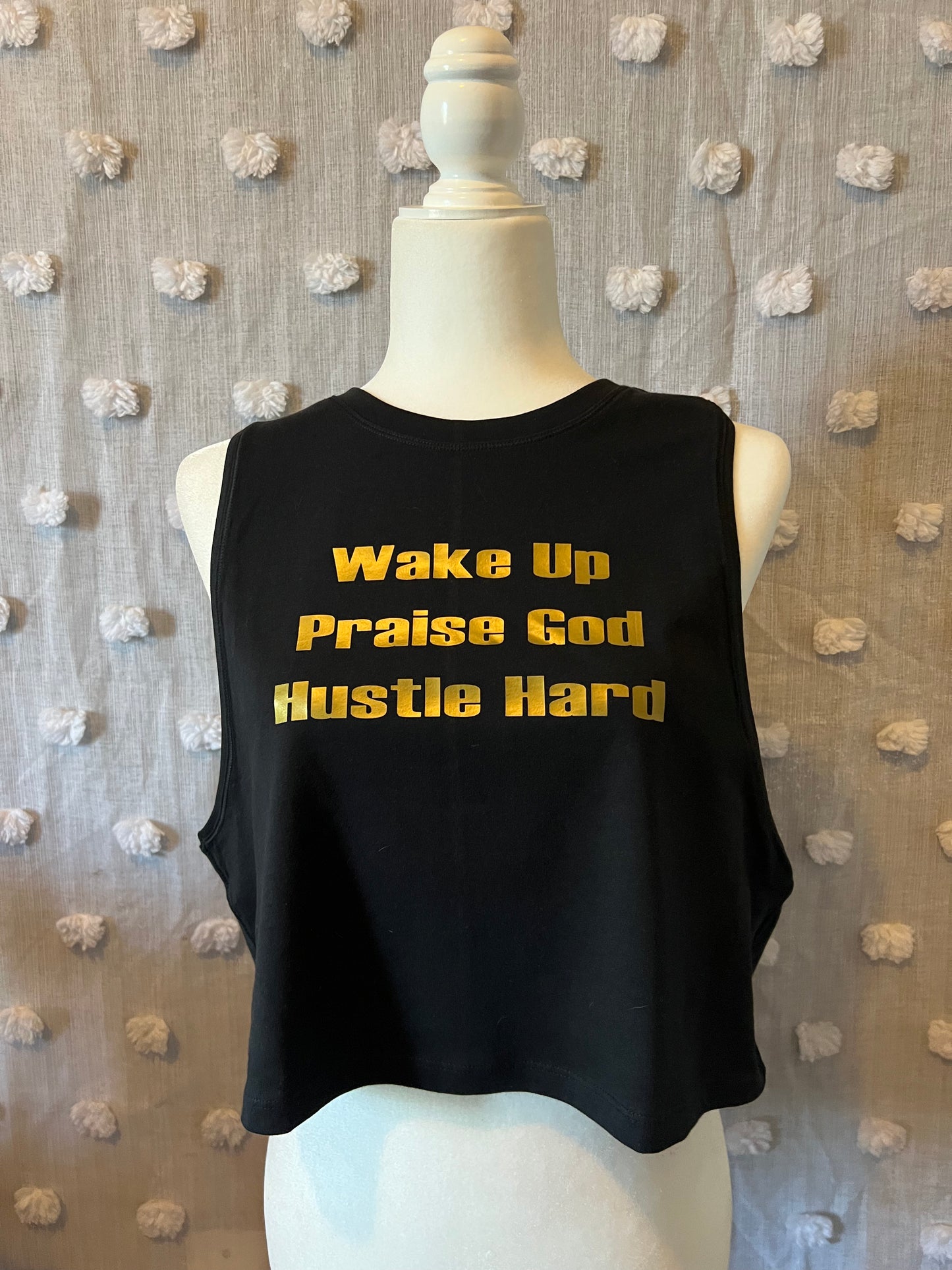 Wake Praise Hustle Crop or Tee